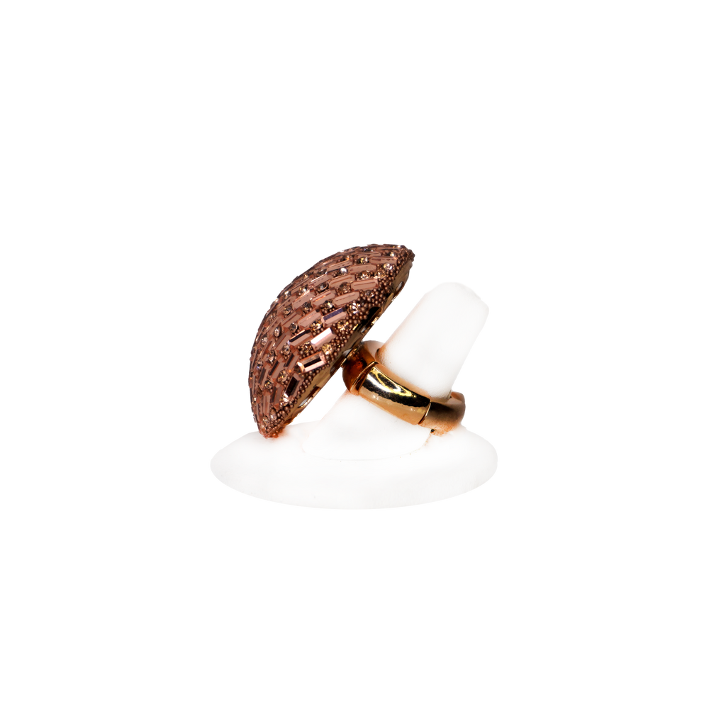 Oversized Emboridered Ring