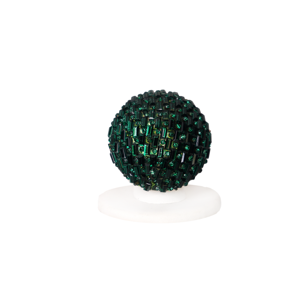 Oversized Emboridered Ring