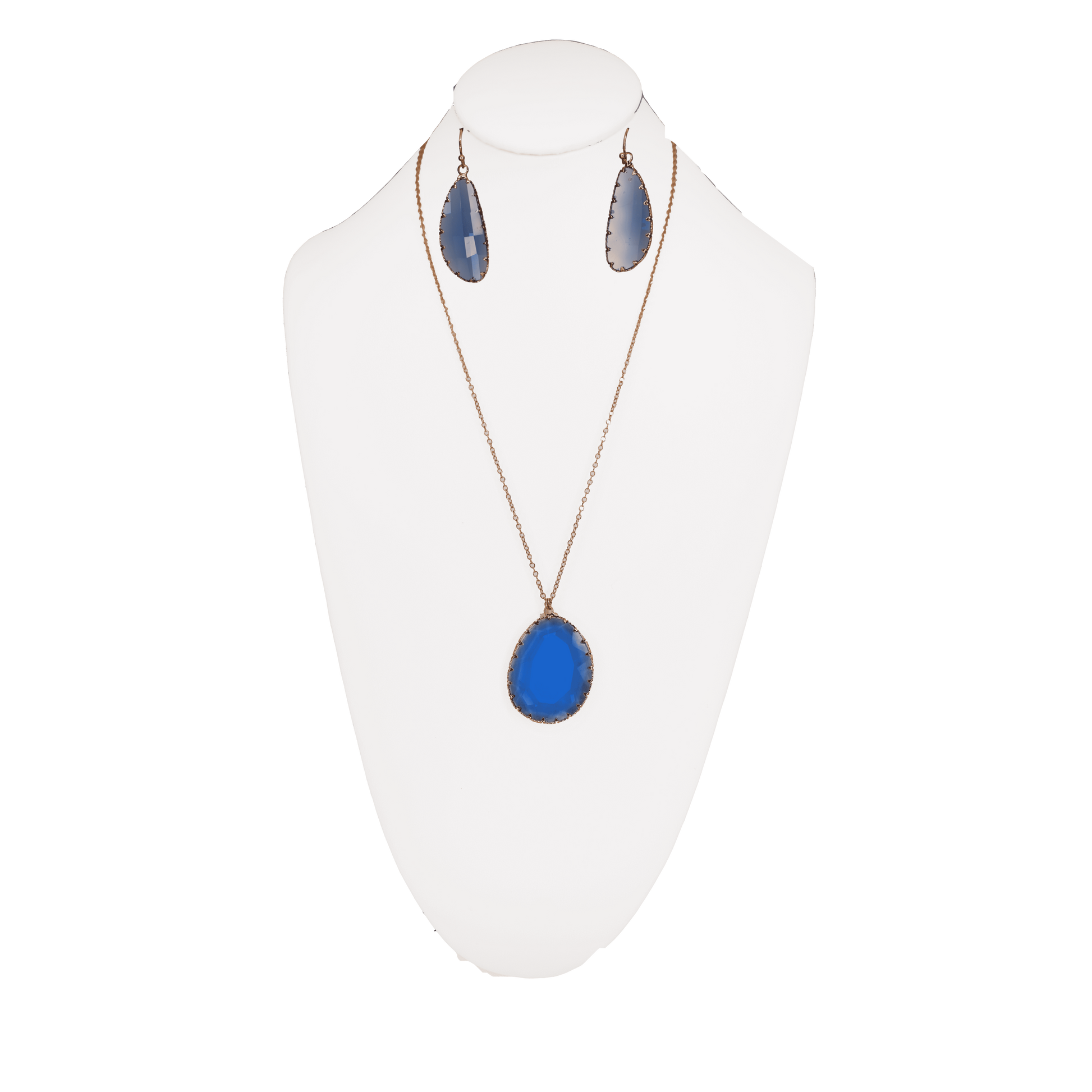 Teardrop Pendent Necklace Set
