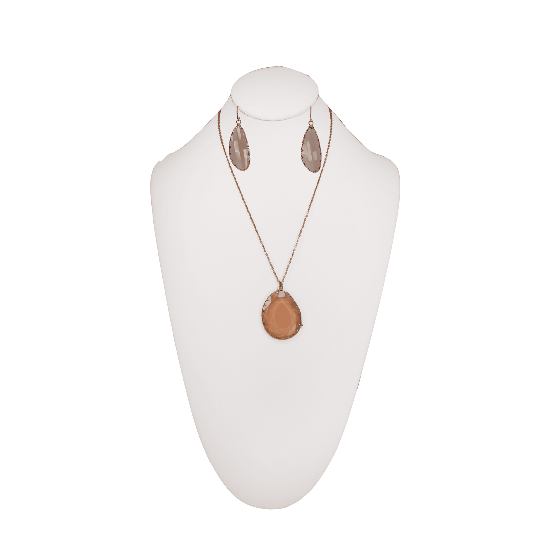 Teardrop Pendent Necklace Set
