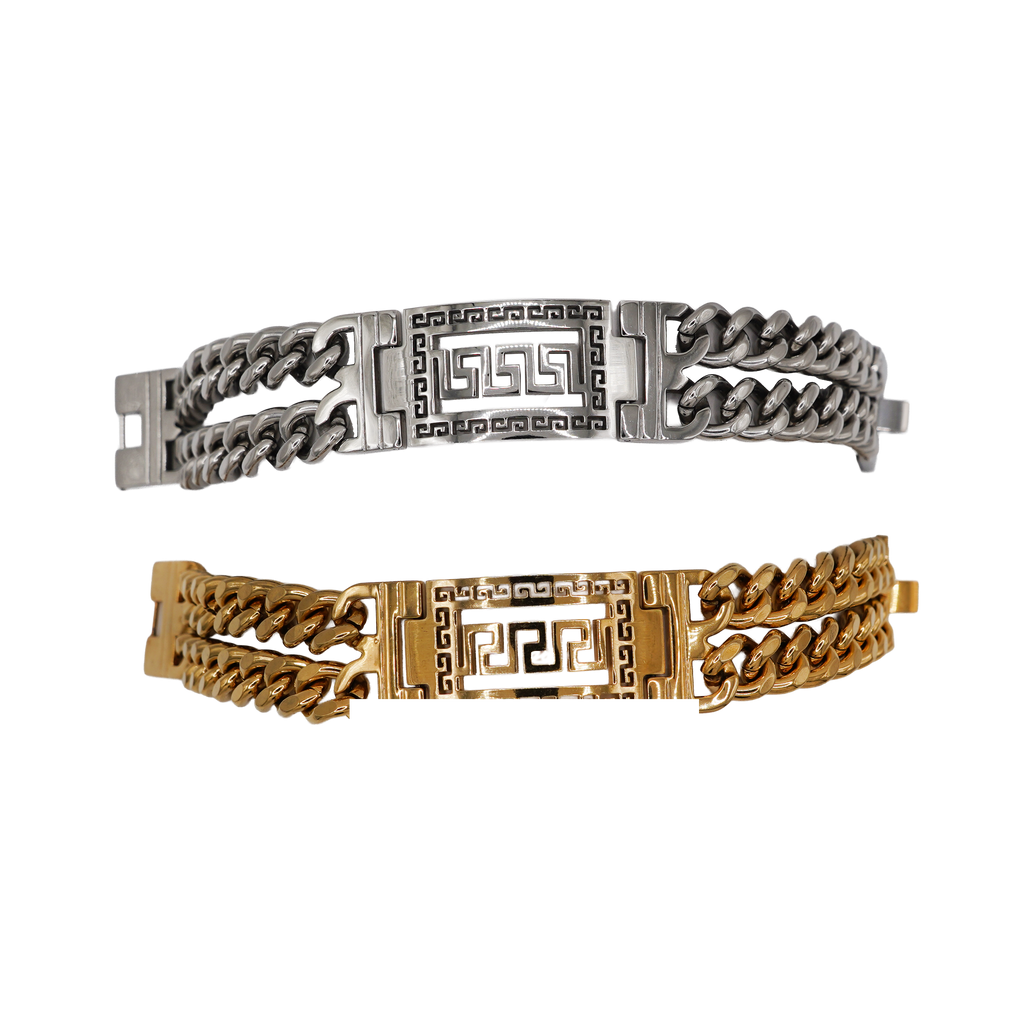 Heavy Double Chain Link Bracelet