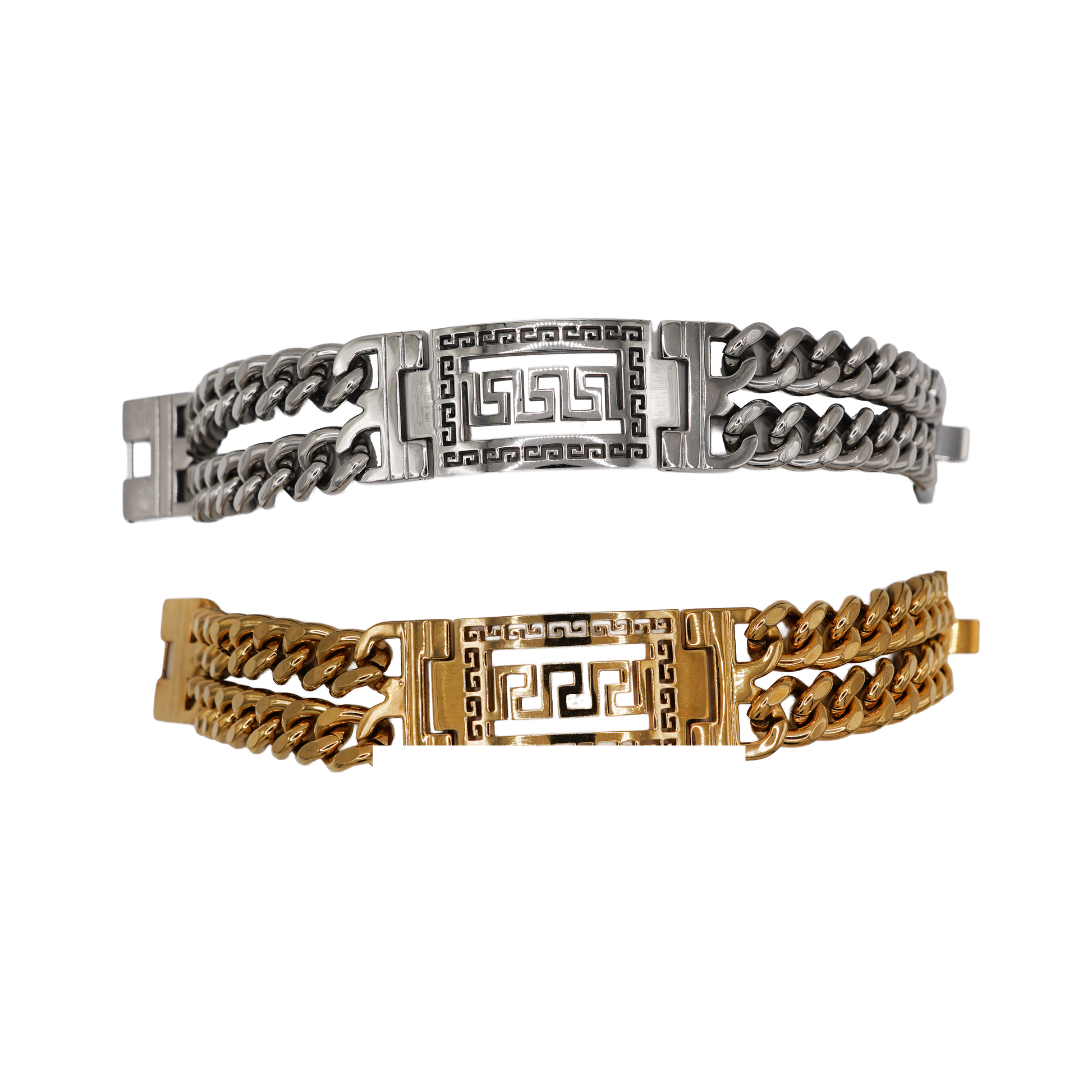 Heavy Double Chain Link Bracelet