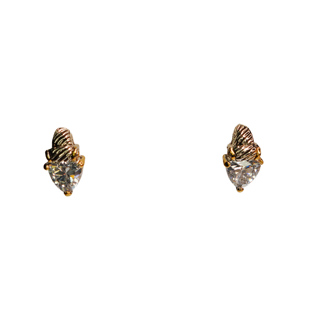 Classic Acorn Cut Stud Earrings