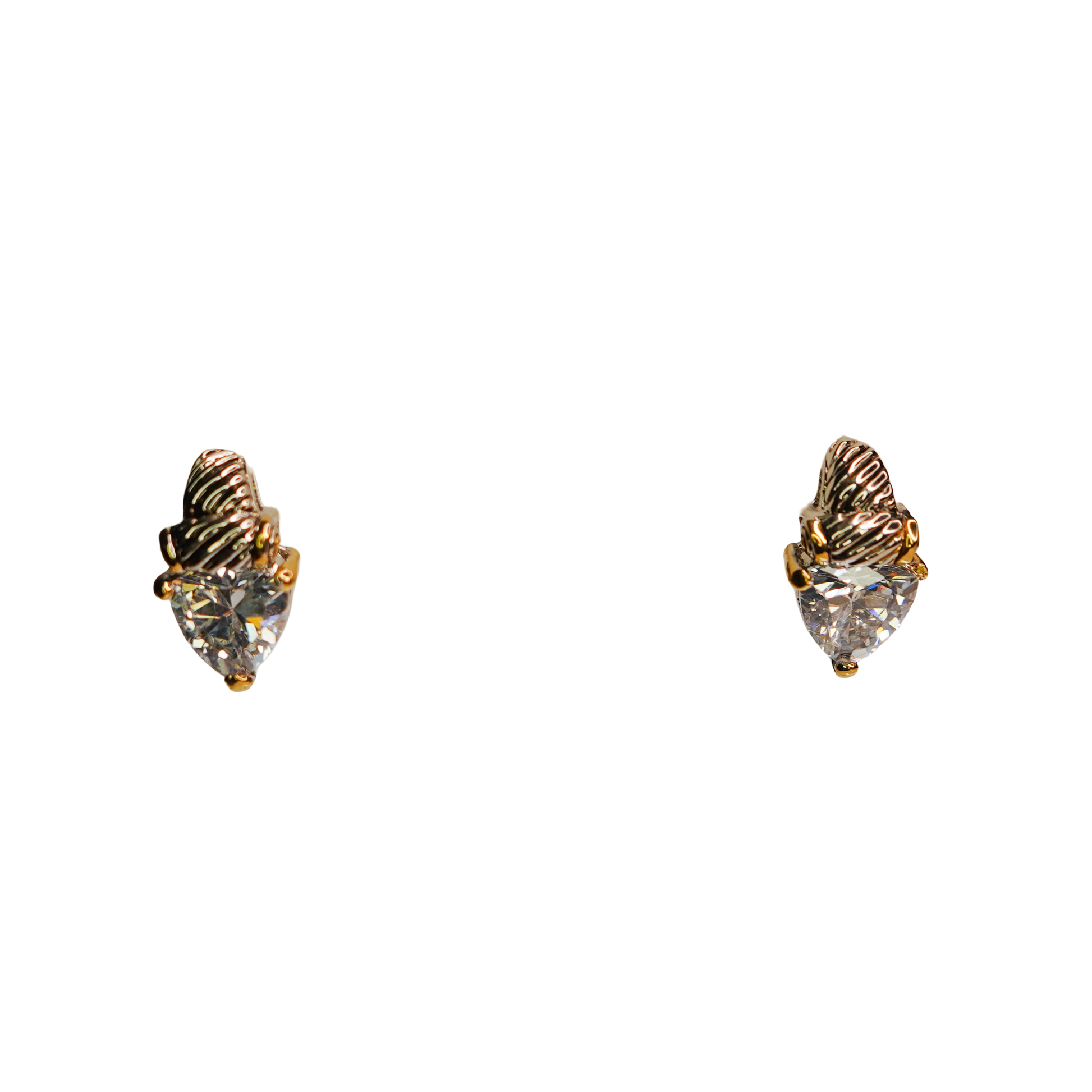 Classic Acorn Cut Stud Earrings