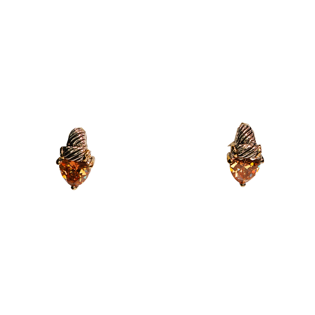 Classic Acorn Cut Stud Earrings