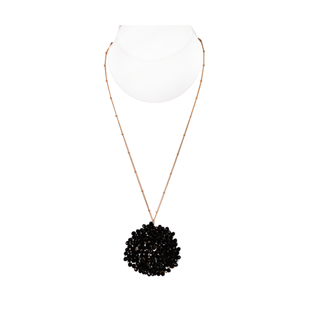 Beaded Medalion Necklace