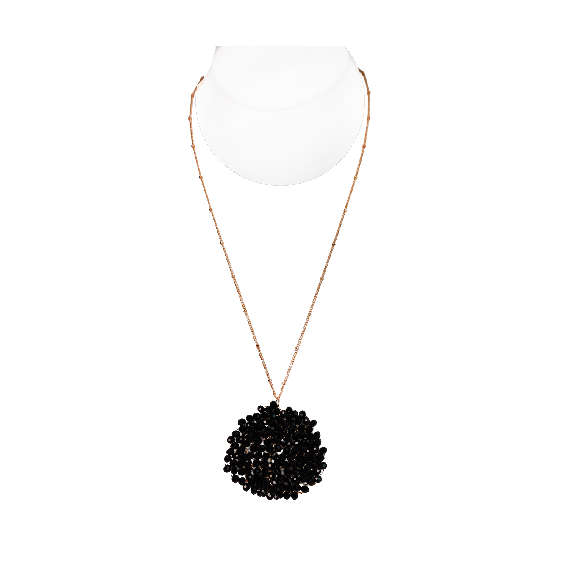 Beaded Medalion Necklace