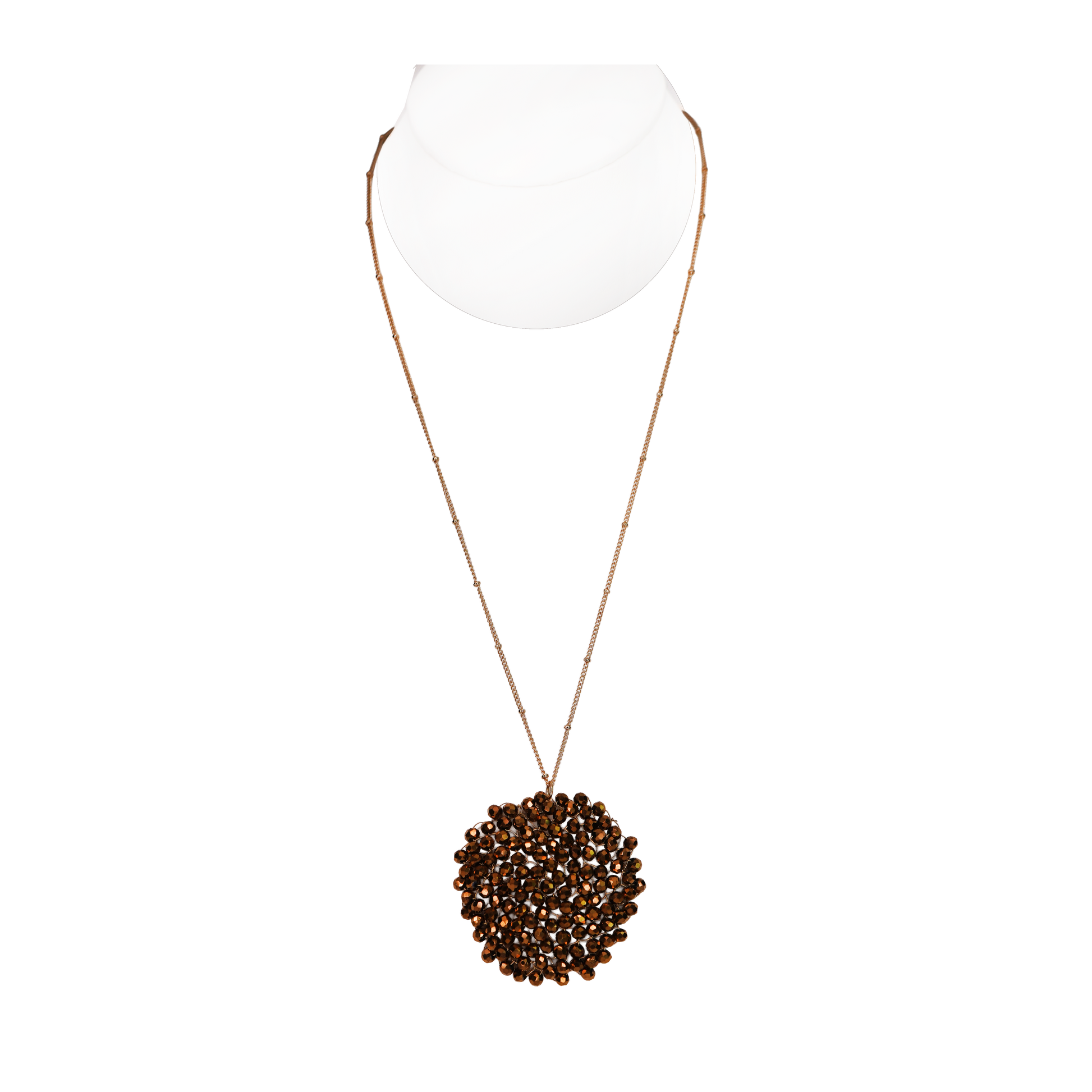 Beaded Medalion Necklace