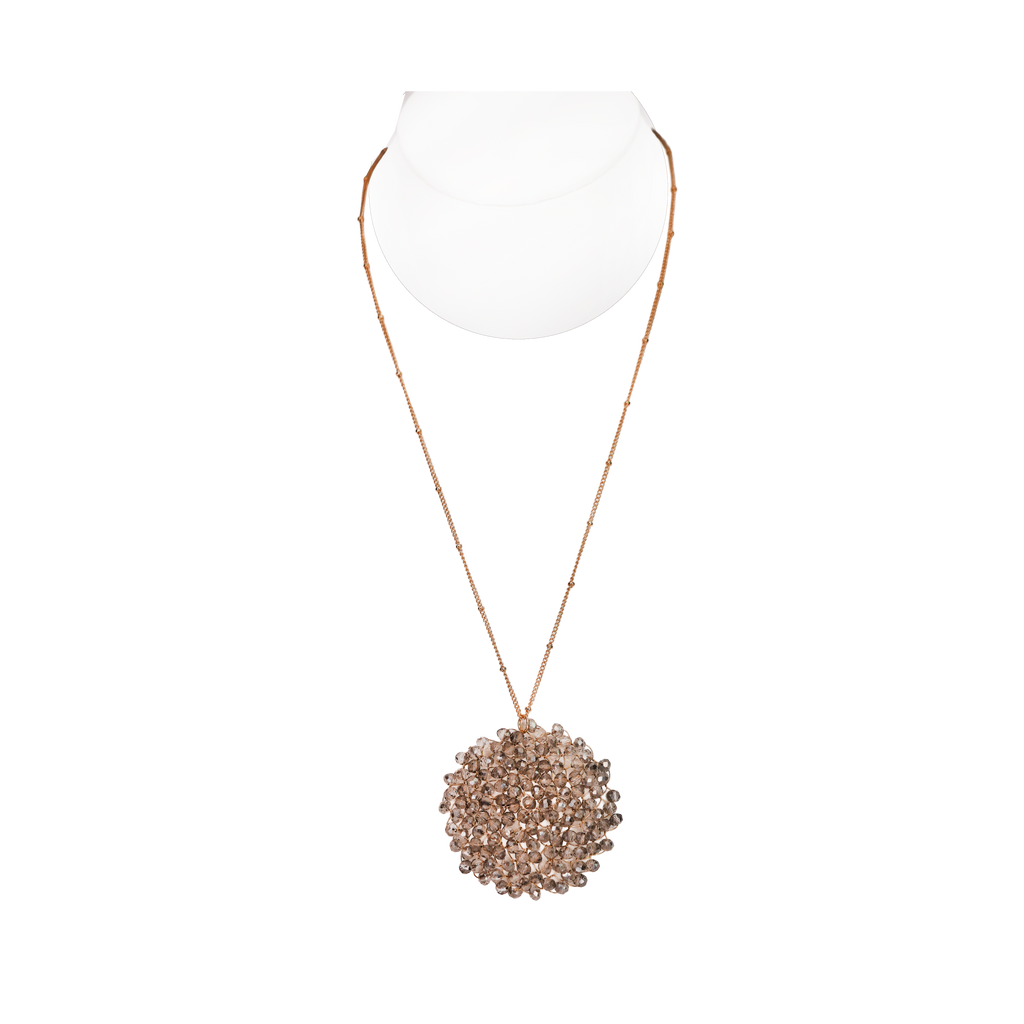 Beaded Medalion Necklace