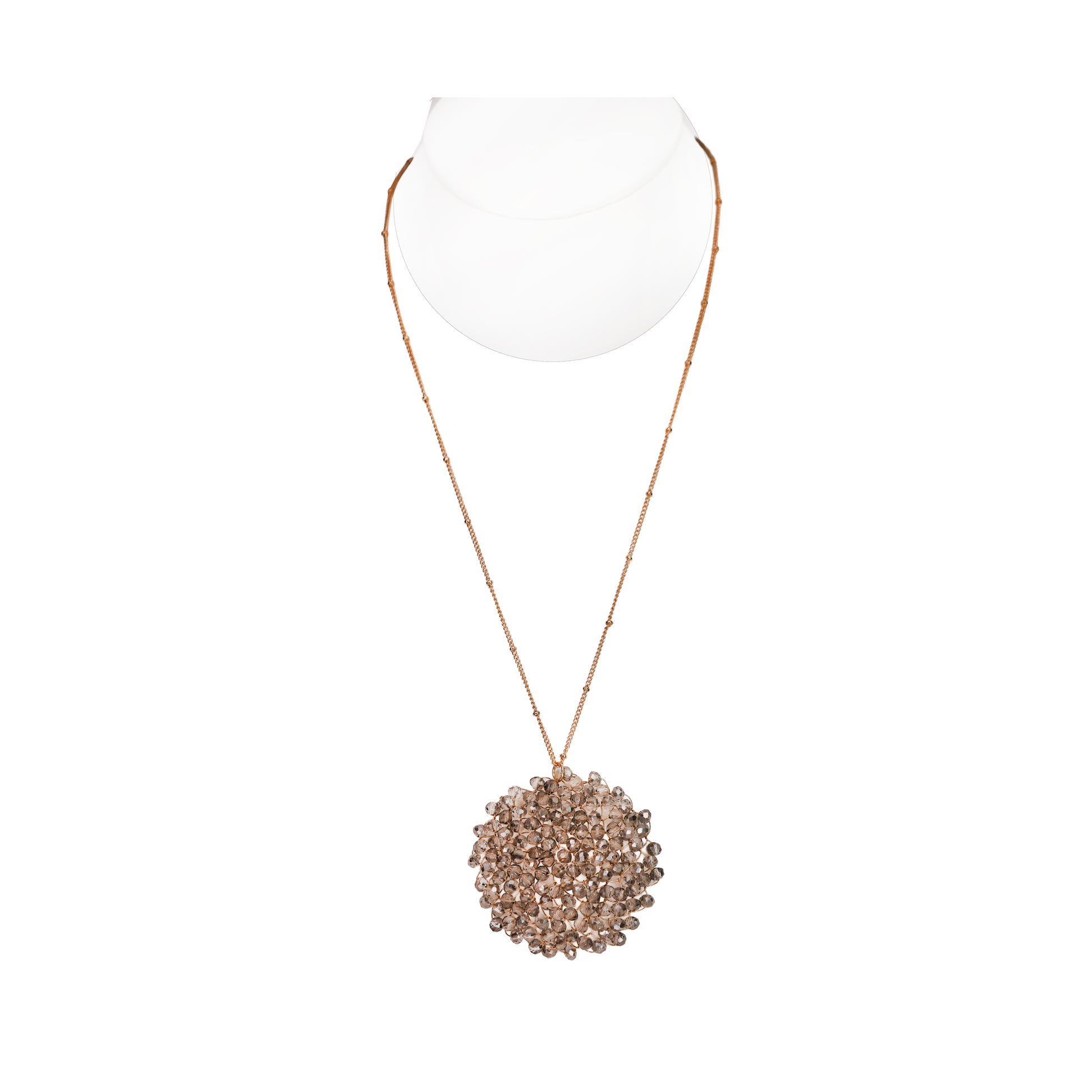 Beaded Medalion Necklace
