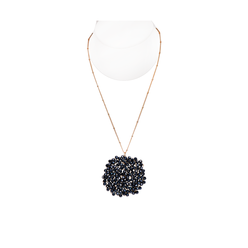 Beaded Medalion Necklace