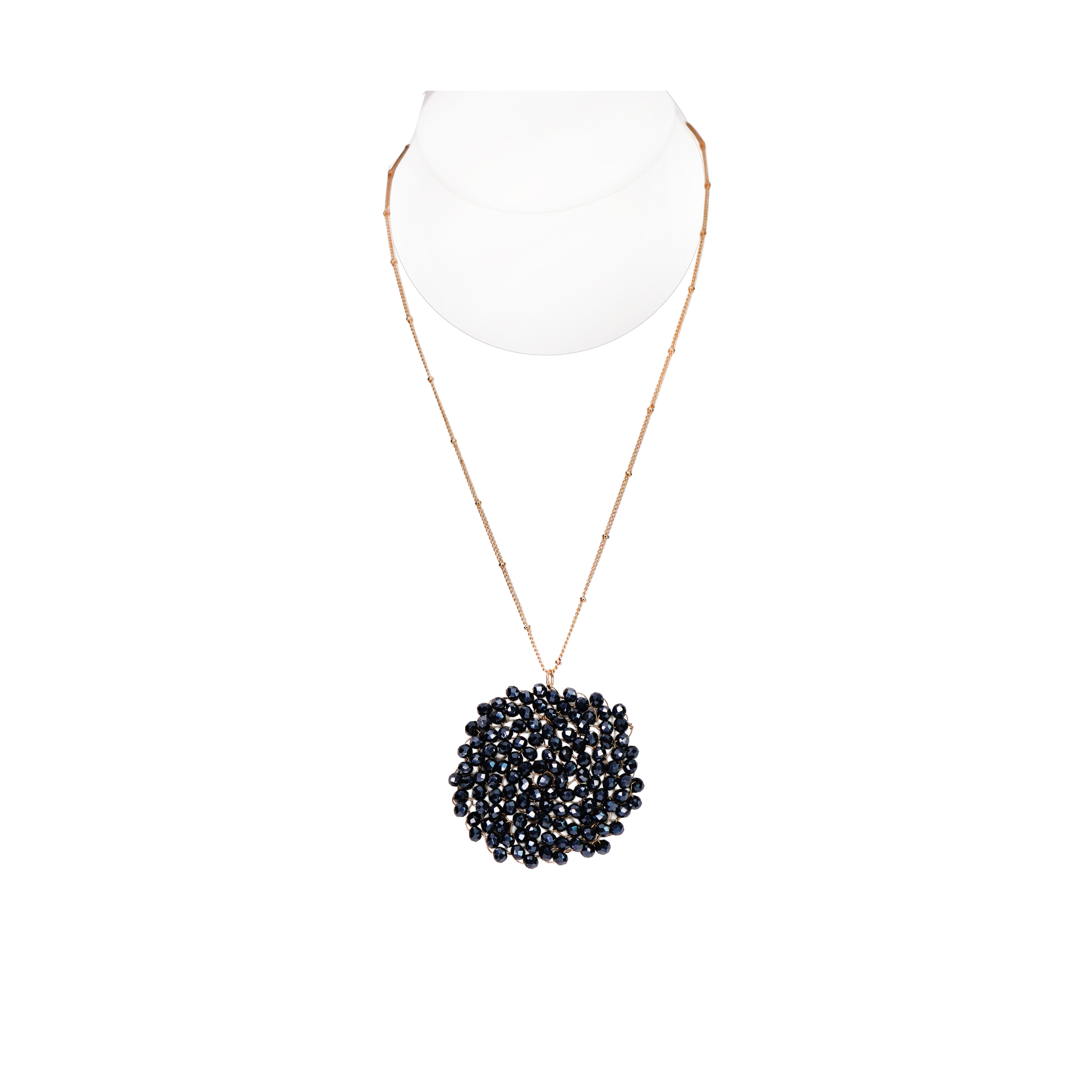 Beaded Medalion Necklace
