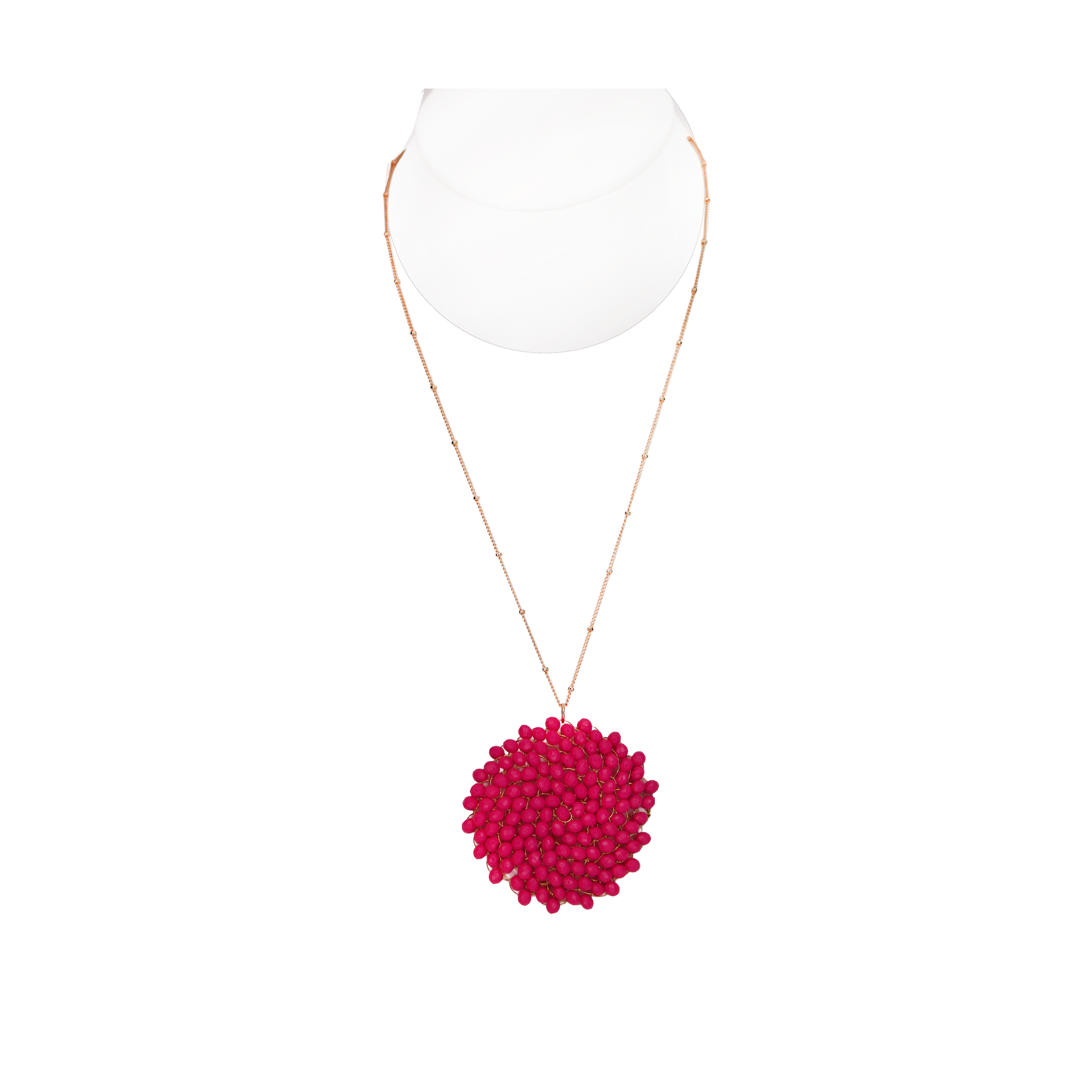 Beaded Medalion Necklace