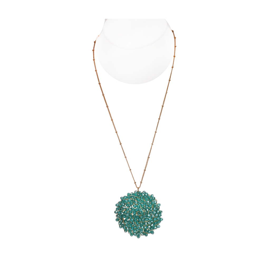 Beaded Medalion Necklace