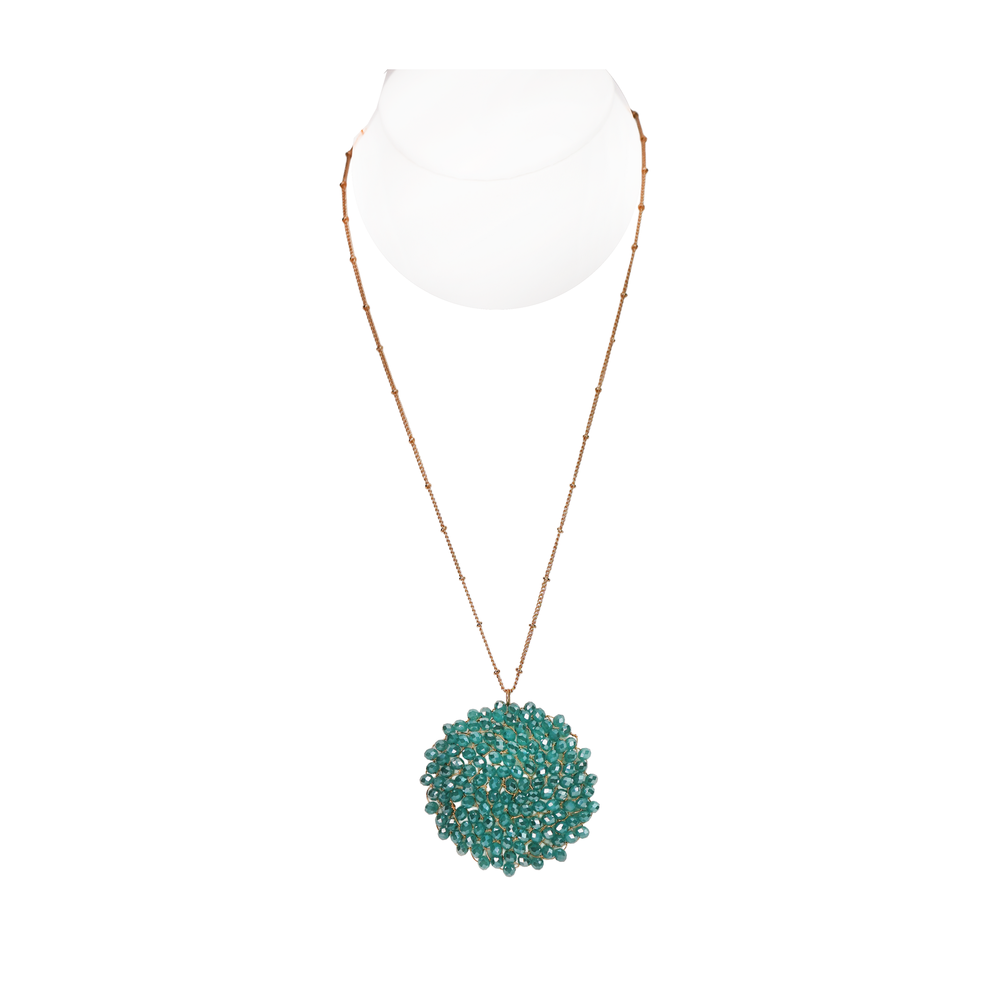 Beaded Medalion Necklace