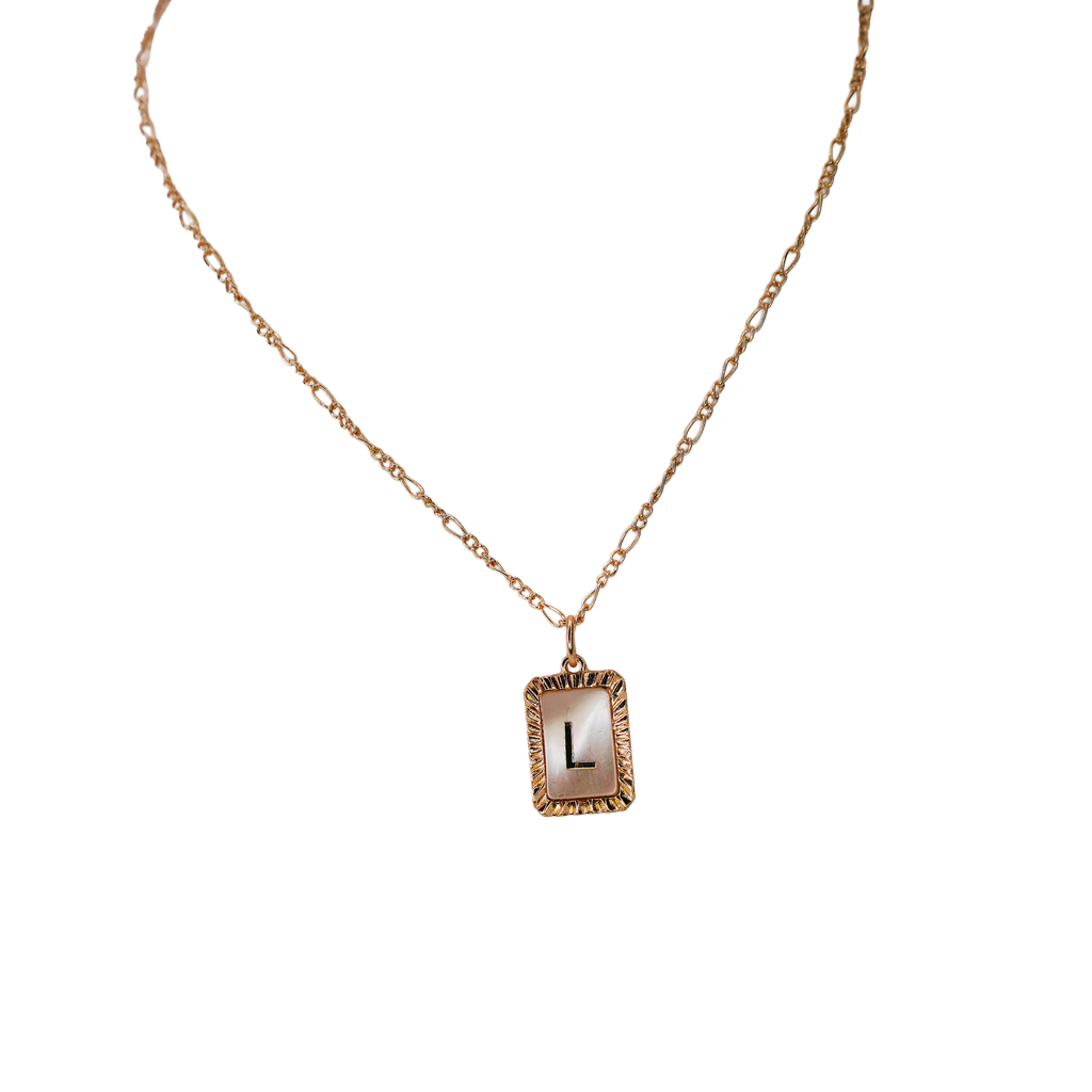 Pendent Initial Necklace
