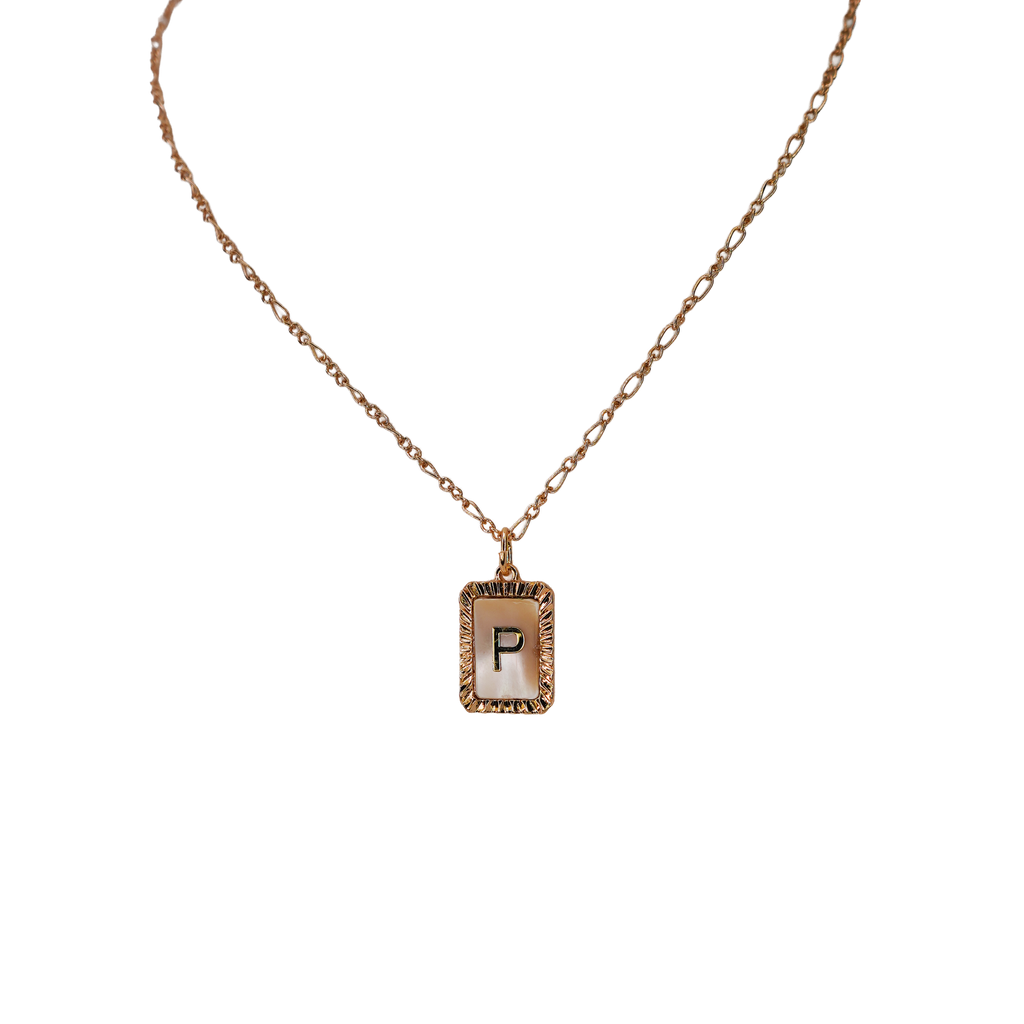 Pendent Initial Necklace