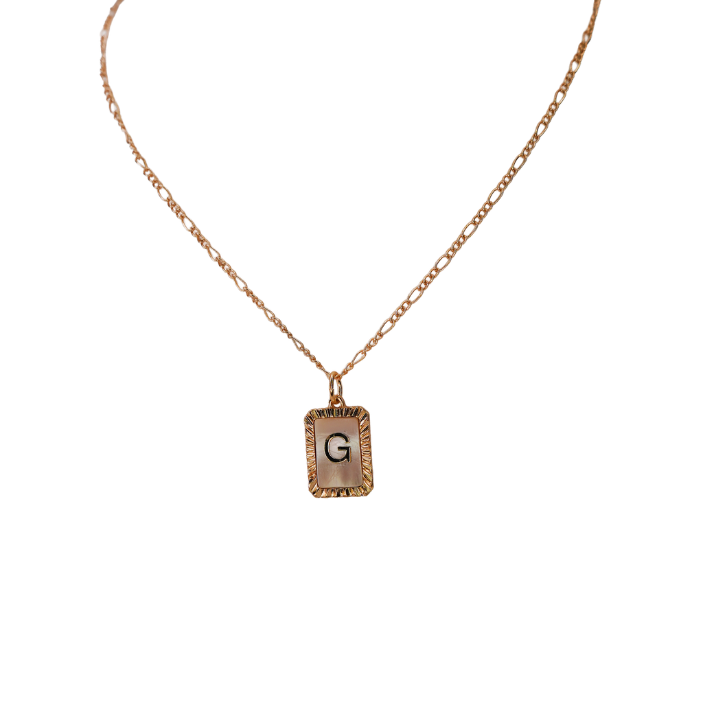 Pendent Initial Necklace