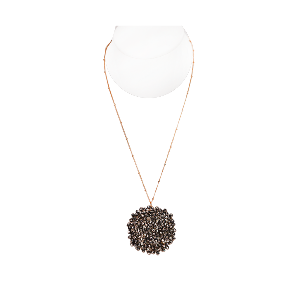 Beaded Medalion Necklace