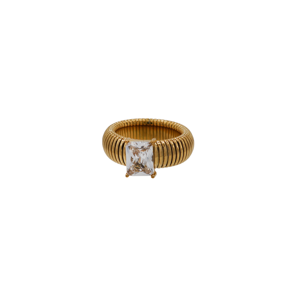Chunky Ribbed Ring