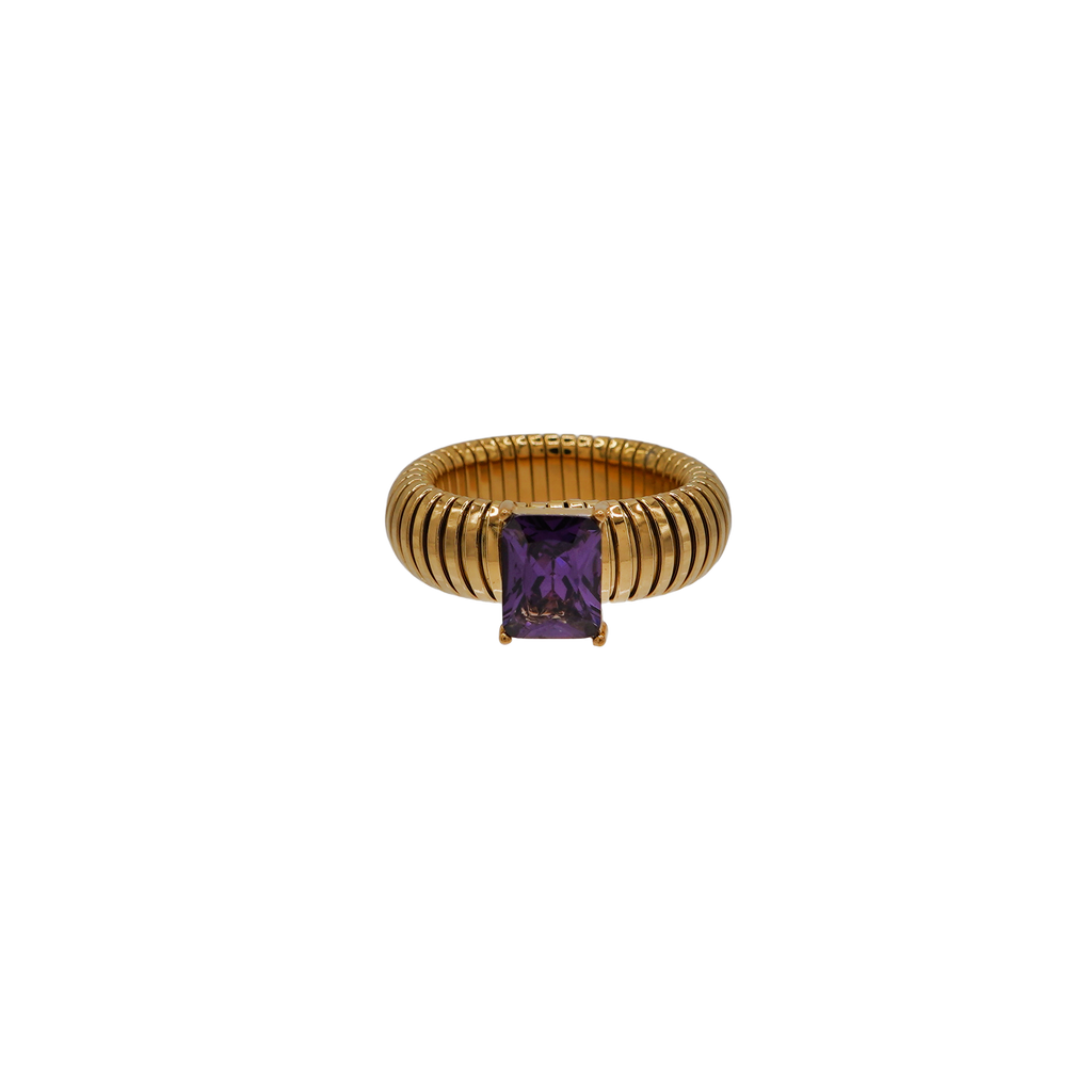 Chunky Ribbed Ring
