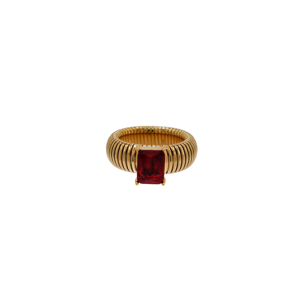Chunky Ribbed Ring