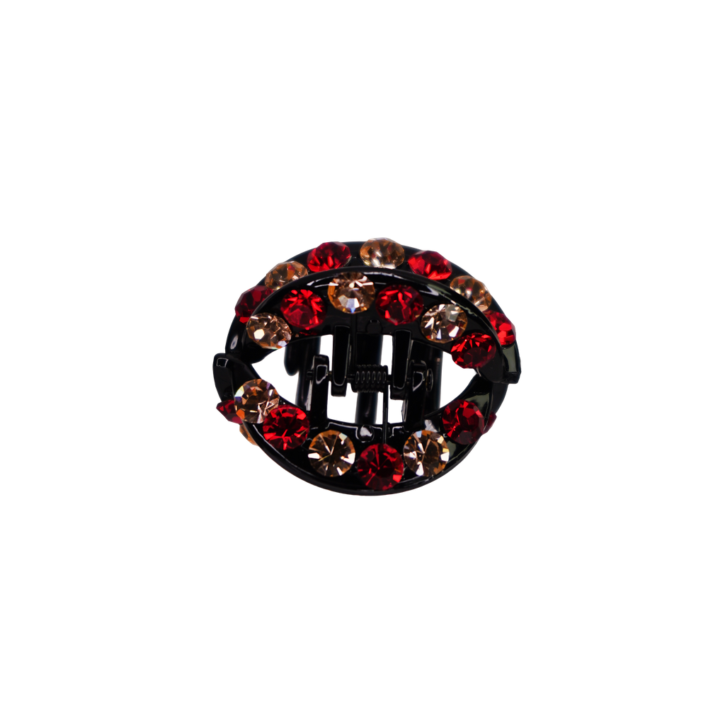 Rhinestone Cirlce Claw Clip