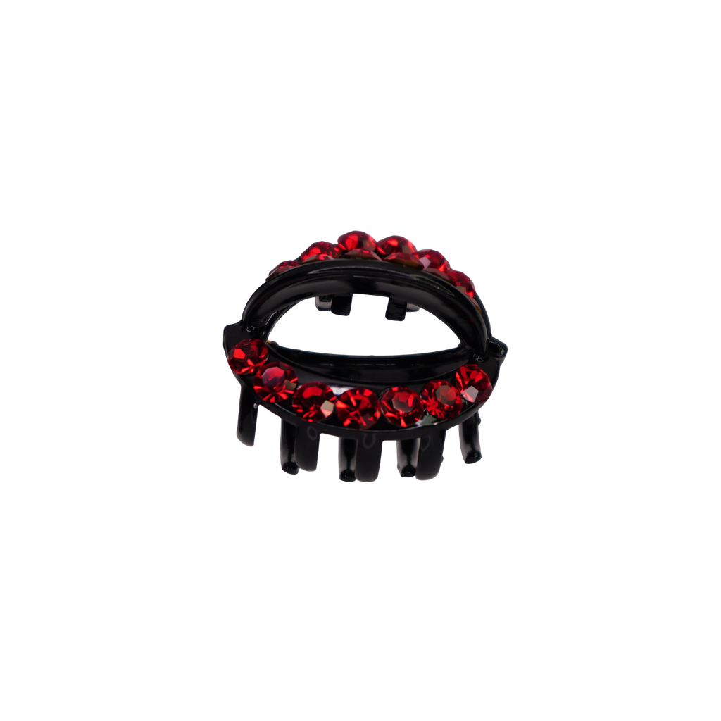 Rhinestone Cirlce Claw Clip