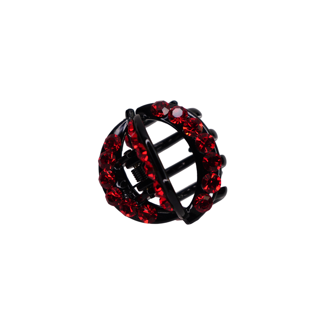 Rhinestone Cirlce Claw Clip