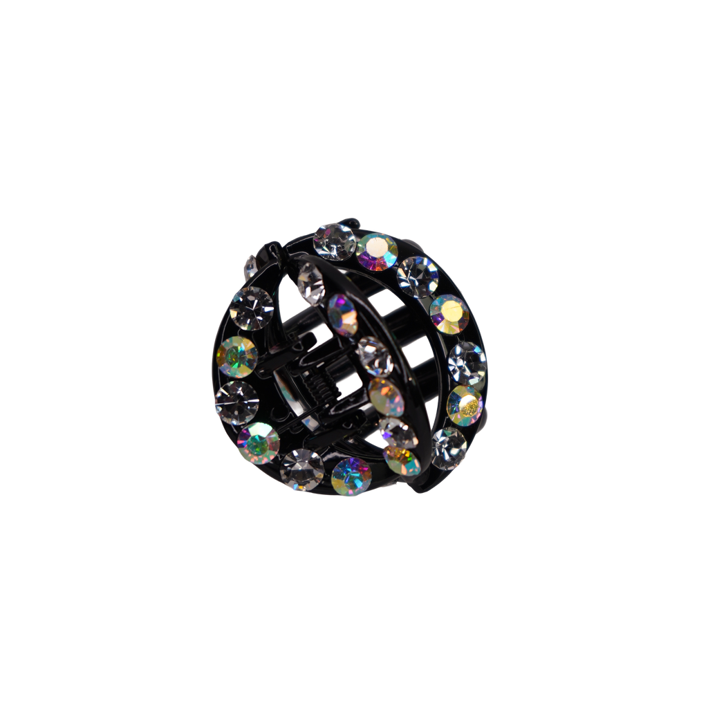Rhinestone Cirlce Claw Clip