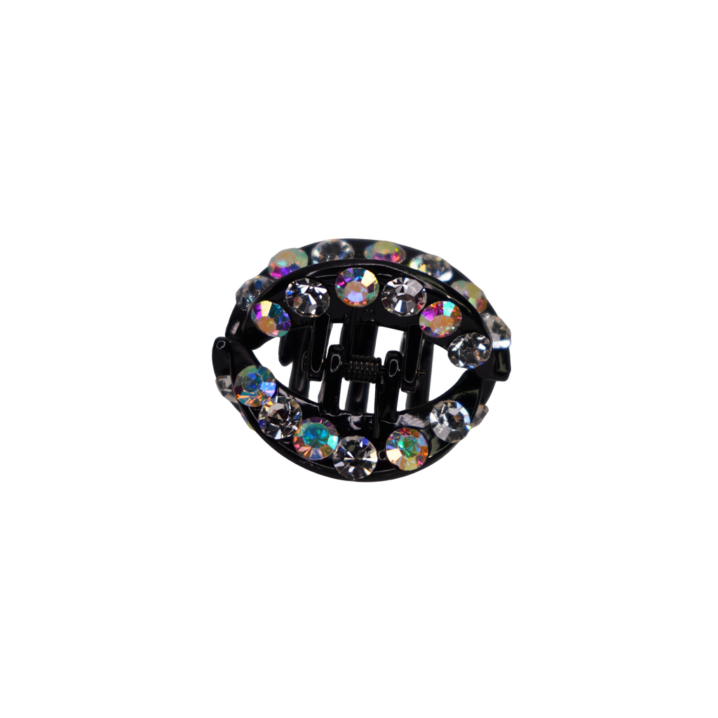 Rhinestone Cirlce Claw Clip