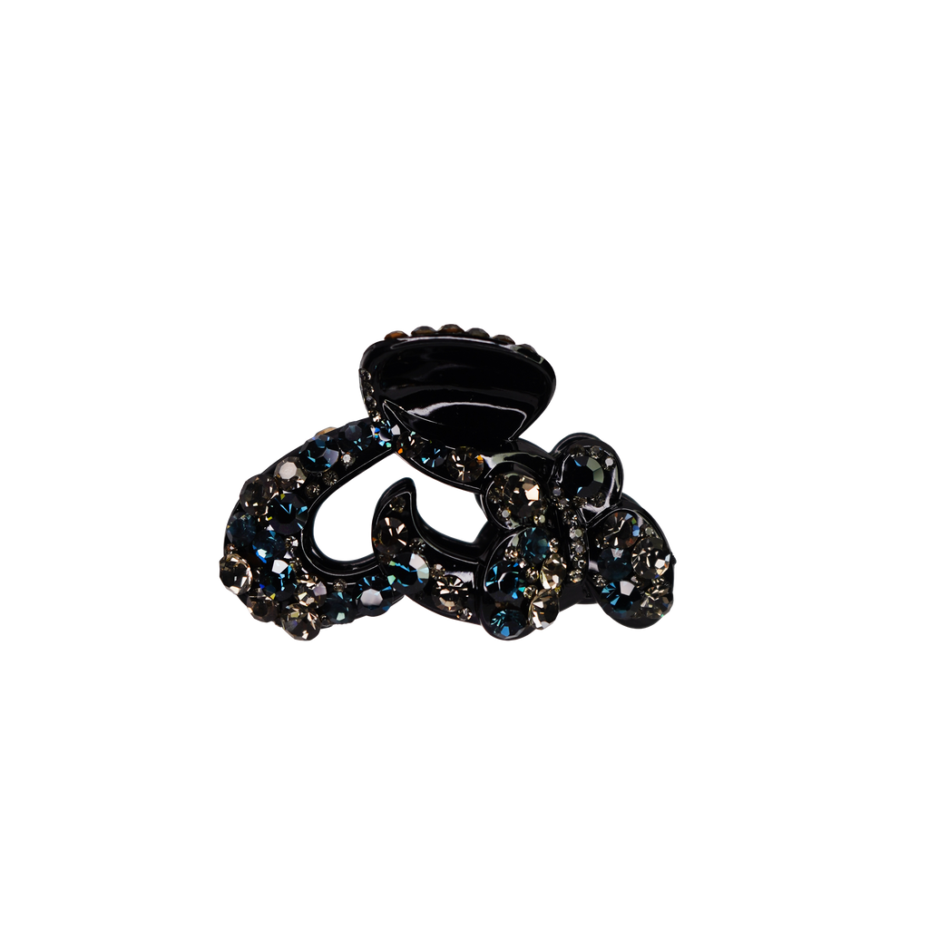 Rhinestone Butterfly Claw Clip