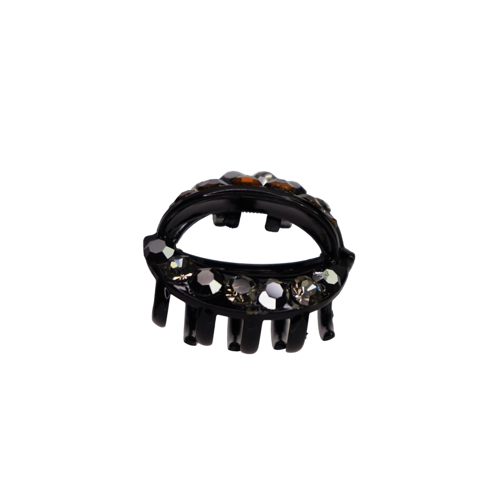 Rhinestone Cirlce Claw Clip