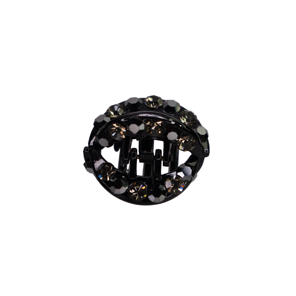 Rhinestone Cirlce Claw Clip