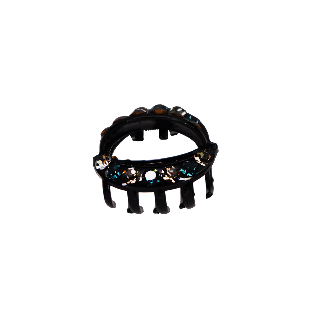 Rhinestone Cirlce Claw Clip