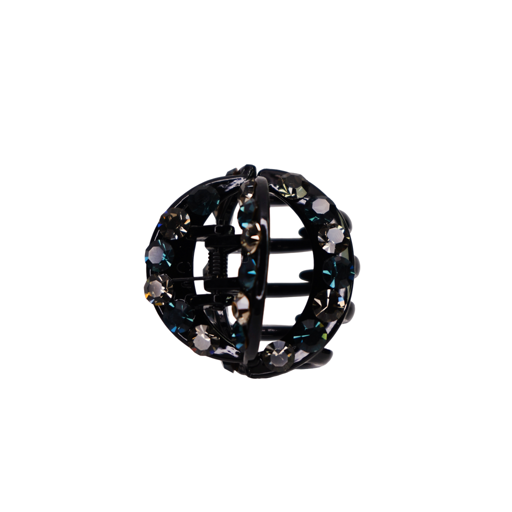 Rhinestone Cirlce Claw Clip