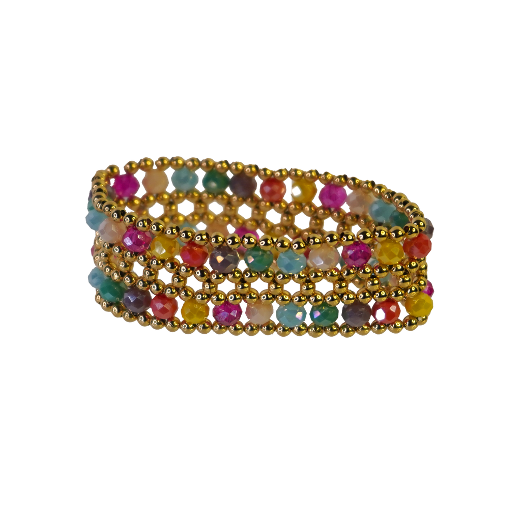 Mexican Stacked Beaded Bracelet