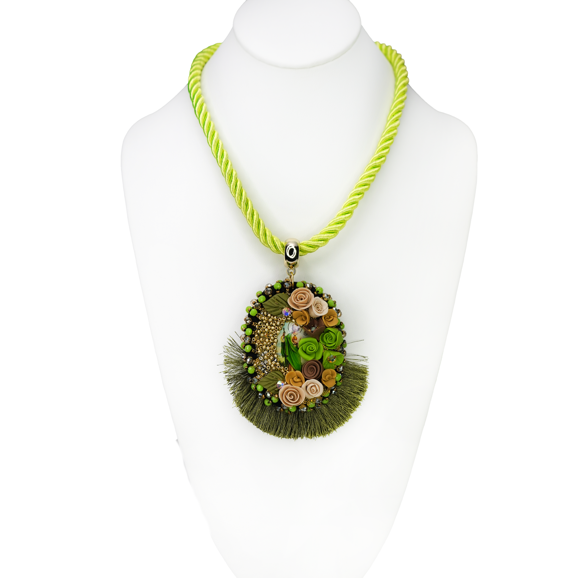 Jesus Corded Pendant Necklace