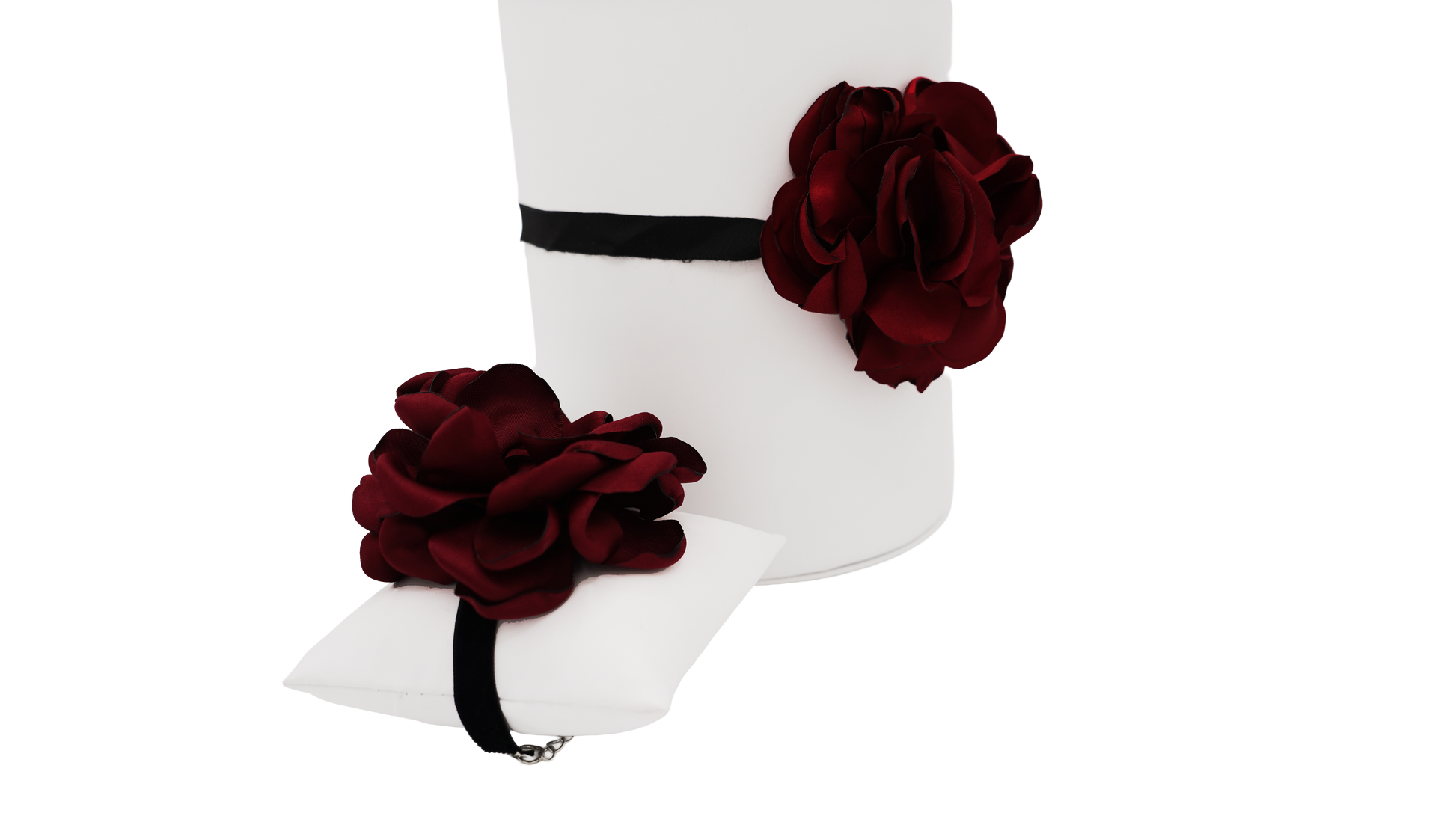 Retro Flower Choker and Bracelet